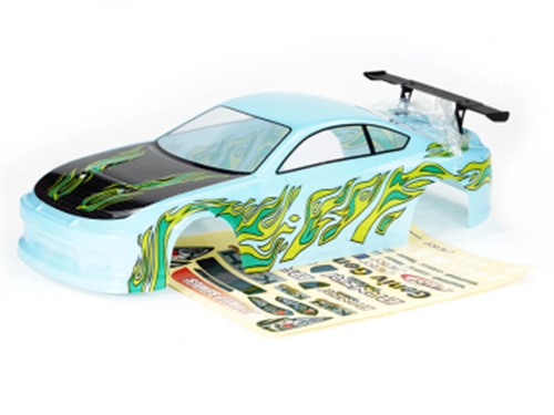 FTX BANZAI PRE-PAINTED BODY SHELL W/DECALS & WING - BLUE
