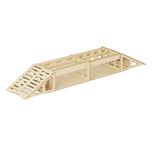 FASTRAX WOOD BOARD CLIMBING RAMP/TABLETOP 89x18.2x11cm