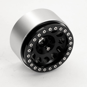 FASTRAX ALUMINIUM BEADLOCK SIXO 1.9" WHEELS - BLACK (4PC)