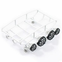 FASTRAX ROUNDED LUGGAGE TRAY w/LED & LIGHTS (SM/WHITE)
