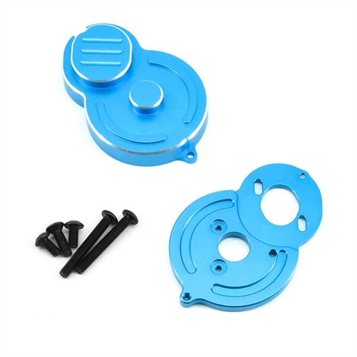FASTRAX TAMIYA BBX BB-01 ALUMINIUM MOTOR PLATE & GEAR COVER
