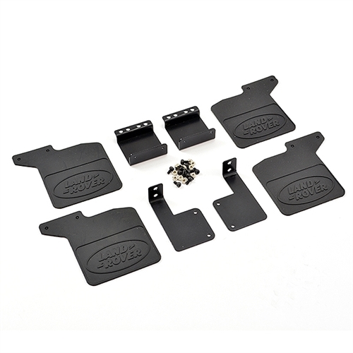 FASTRAX TRX-4 RUBBER MUDFLAPS & ALLOY MOUNTS FOR DEFENDER
