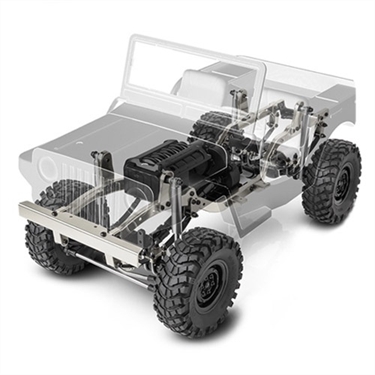 GMADE GS01 SAWBACK 4WD 110 SCALE ROCK CRAWLER KIT