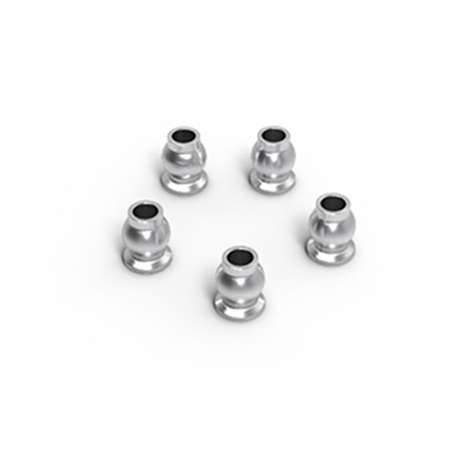 GMADE ALUMINUM SHOCK END BALL 5.8X7.3MM (SILVER) (5)