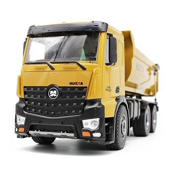 Huina 1/14 RC Tipper Dumptruck W/Diecast Cab & Tipper Bed - 10ch 2.4GHZ