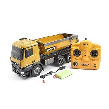Huina 114 RC Tipper Truck With Diecast Cab Bucket and Wheels - 10CH 24GHZ