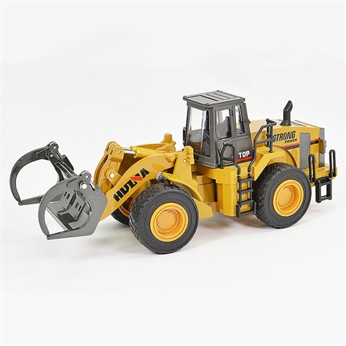 HUINA 140 DIECAST FORK TRUCK LOADER STATIC MODEL