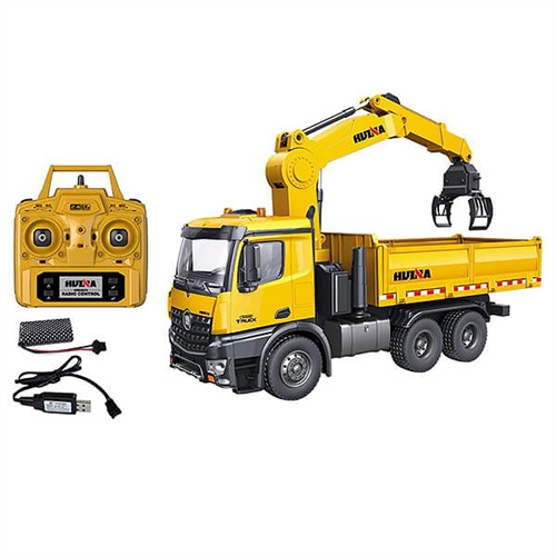 HUINA 114 RC TIMBER GRAB DUMP TRUCK 24G