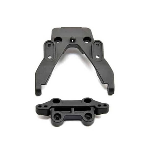 HOBAO HYPER EX10 FRONT BULKHEAD & UPPER ARM MOUNT
