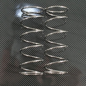 HOBAO HYPER SS/VS/CAGE FRONT SHOCK SPRING-SILVER (2) 65mm 0.7kgf/cm