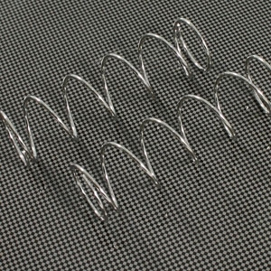 HOBAO HYPER SS/VS/CAGE REAR SHOCK SPRING-SILVER (2) 80mm 0.9kgf/cm