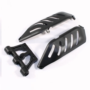 HOBAO HYPER FRONT TOP PLATE & REAR SIDE FENDERS
