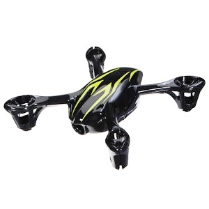 HUBSAN X4C MINI QUADCOPTER BODYSHELL ASSEMBLY - BLACK/GREEN