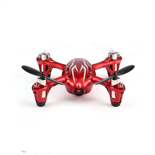 HUBSAN X4 MINI QUAD LED RED w/HD720P CAMERA 4CH 2.4g - Mode 1