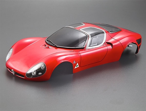 KILLERBODY ALFA ROMEO TIPO33 STRADALE 190MM FINISHED BODY RED