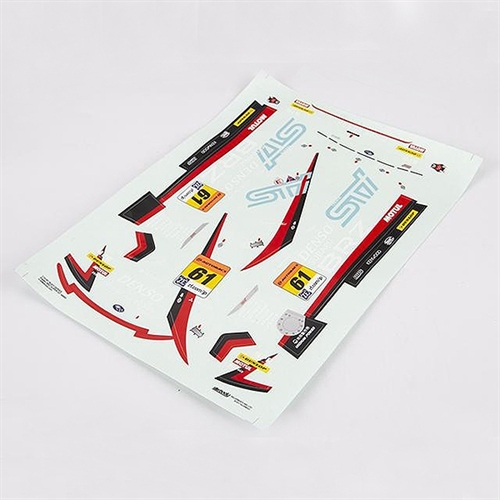 KILLERBODY SUBARU BRZ R&D SPORT DECAL SHEET