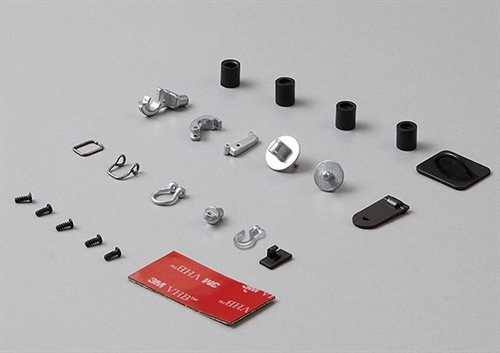 KILLERBODY HOOKS & RINGS SET (DIECAST SILVER) 1/10 SCALE
