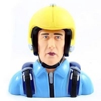 Miracle Helmet 13th Pilot - Blue h156xl156xw98mm