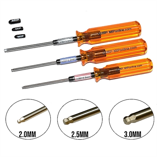 MIP HEX DRIVER WRENCH SET MET RIC 3 20MM 25MM amp 30MM