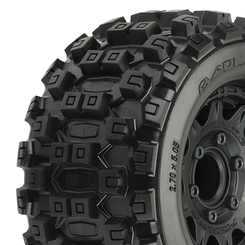 PROLINE BADLANDS MX28 28 All TERRAIN TYRES BLK RAID WHEEL 6x30