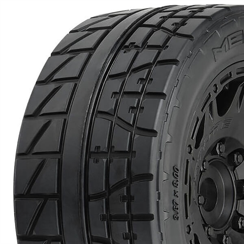 PROLINE MENACE HP STREET BELTE D TYRES ON RAID 5.7" WHEELS 24