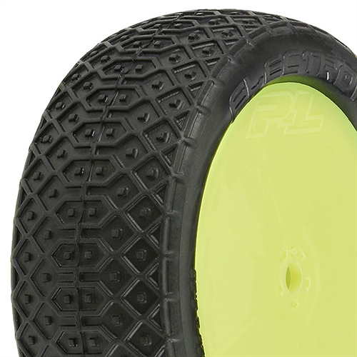 PROLINE ELECTRON 2.2" 4WD MC FRONT TYRE/YEL. WHEEL 22X/XB4