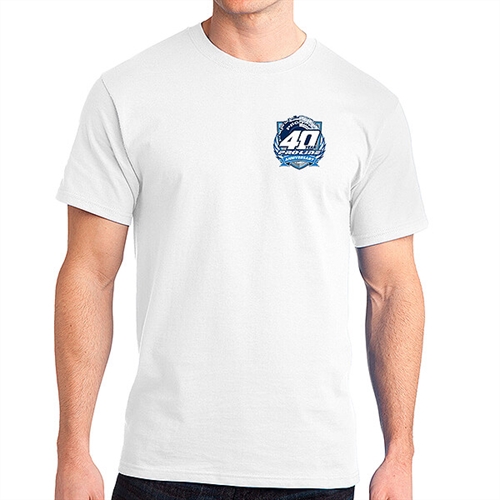 PROLINE 40TH ANNIVERSARY WHITE T-SHIRT - MEDIUM