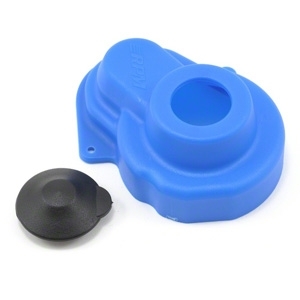 RPM RPM Gear Cover Blue Traxxas Rustler/Stampede/Bandit/Slash
