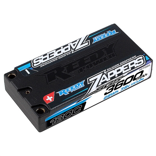 REEDY ZAPPERS 'SG5' 3600MAH 130C 7.6V LP SHORTY LIPO BATT