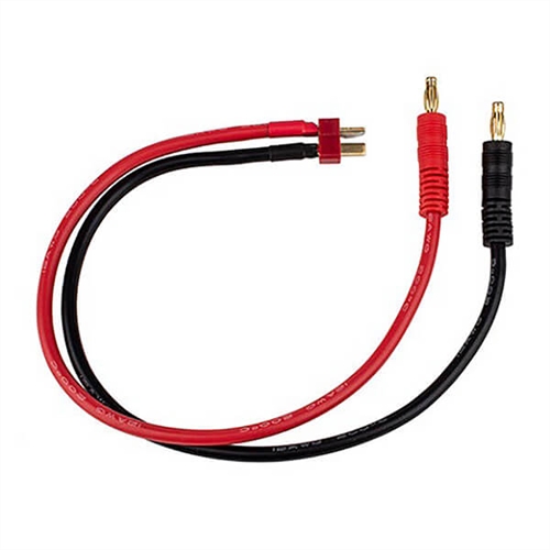 REEDY T-PLUG 350MM CHARGE LEAD (4MM PLUG)