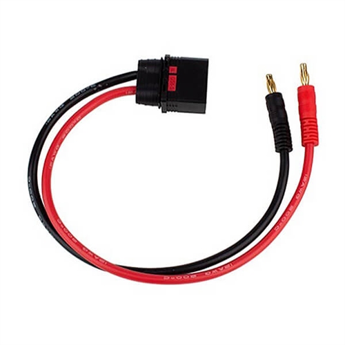 REEDY QS8 350MM CHARGE LEAD (4MM PLUG)