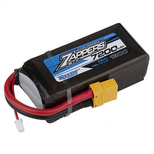 REEDY ZAPPERS DR 7200MAH 130C 76V SHORTY SOFT LIPO WXT90