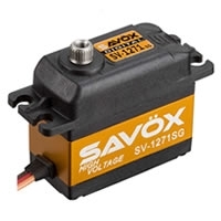 SAVOX 'HIGH VOLTAGE' STD SIZE ULTRA FAST SERVO 25KG/0.08@7.4V