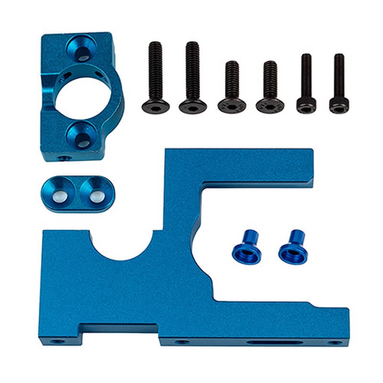Douilles De Choc Team Associated 12 Mm En Aluminium Bleu (4) - Pour Voitures Radiocommandées