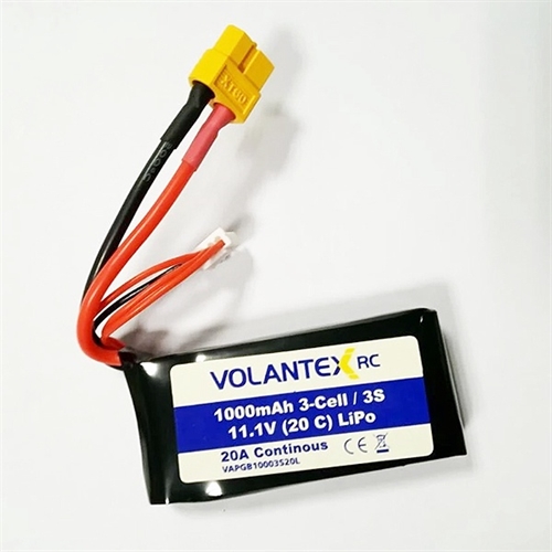 VOLANTEX 11.1V-1000MAH-LIPO-XT 60 PLUG 797-3BL;747-1BL