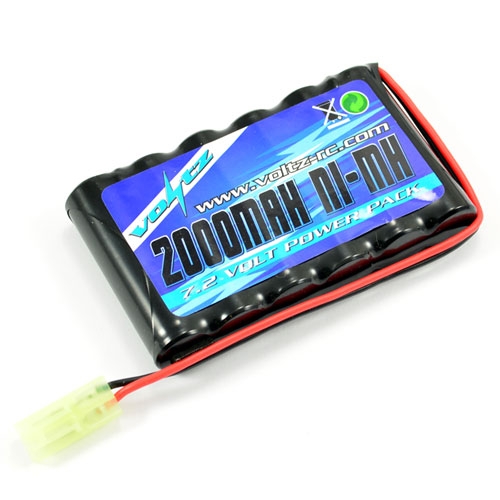 VOLTZ HOBBY 7.2V 2000mah AA BATTERY PACK W/ MINI TAMIYA PLUG