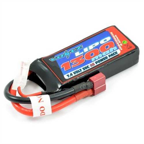 VOLTZ 1300mah 2S 7.4V 30C LIPO BATTERY