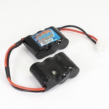 Voltz 2100Mah 7.2v NiMH Saddle Pack Battery W/Tamiya Connector (Enrage)