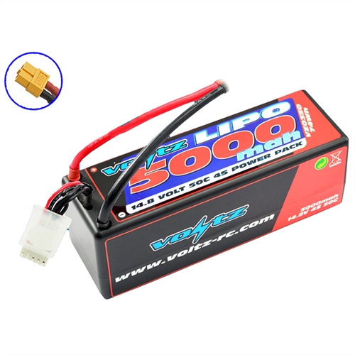 VOLTZ 5000mah HARD CASE 148V 50C LIPO STICK PACK XT60