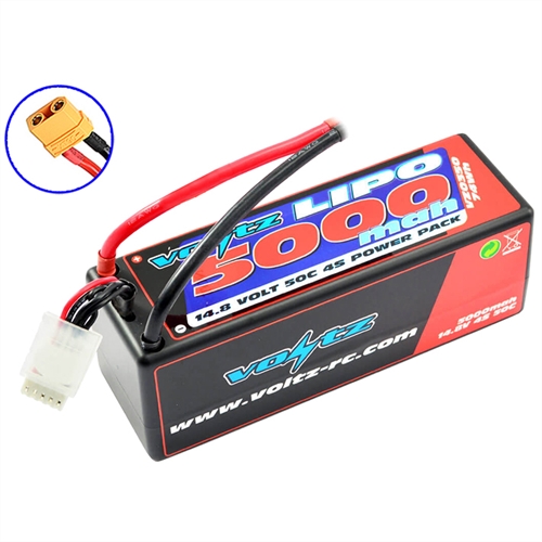 VOLTZ 5000mah HARD CASE 148V 50C LIPO STICK PACK XT90