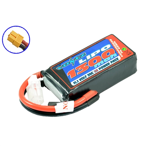 VOLTZ 1300mah 111V 30C LIPO BATTERY wXT60