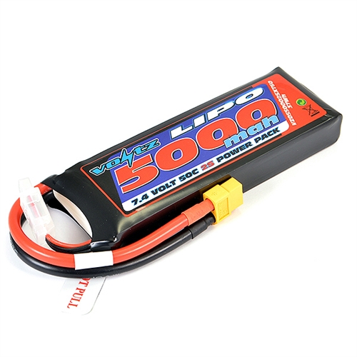 VOLTZ 5000mah 74V 50C LIPO BATTERY wXT60