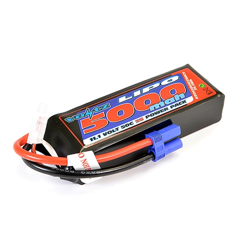VOLTZ 5000mah 11V 50C LIPO BATTERY wEC5