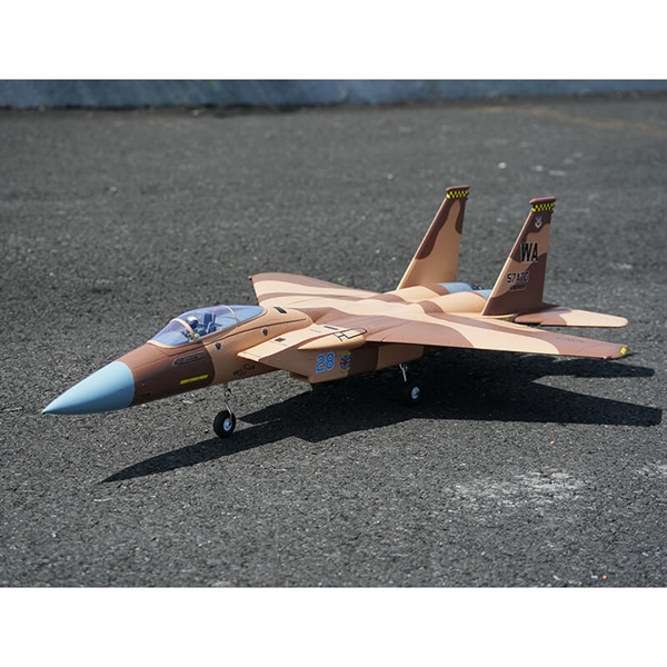 XFLY TWIN 40MM F-15 EDF 710MM JET WITHOUT TX/RX/BATTERY - DESERT CAMO