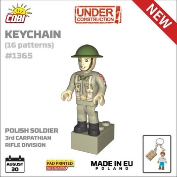 Polish Solider British Army Figure Keyring
