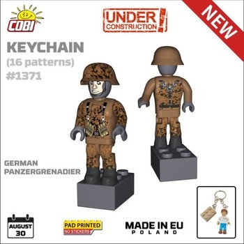 German Panzergrenadier Figure Keyring