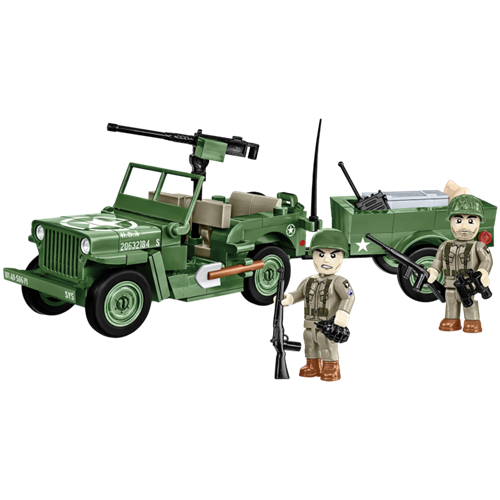 Willys MB Jeep with Trailer (1/35)