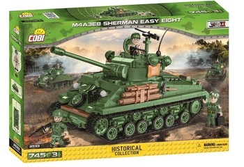 Cobi WWII Sherman M4A3E8 Easy Eight - 2533