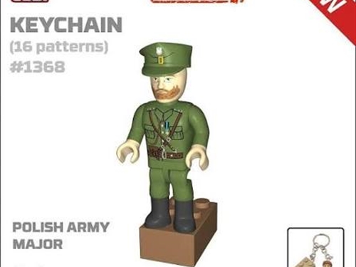1939 Polish Army Major Figure Keyring