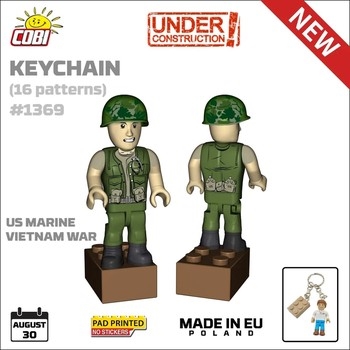 US Marine Figure Keyring